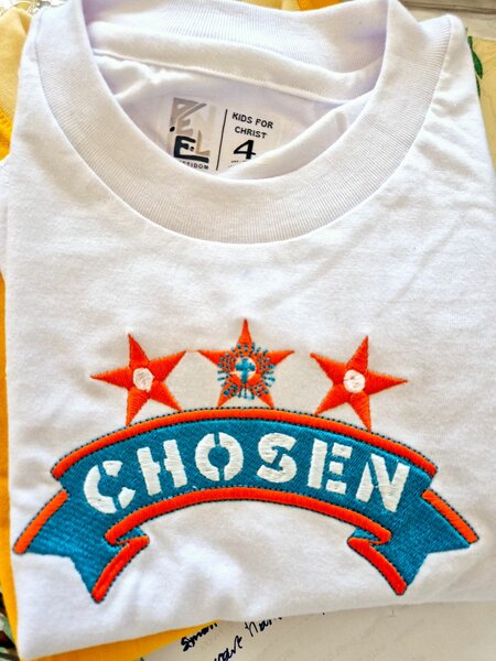 T-shirt chrétien enfant Chosen