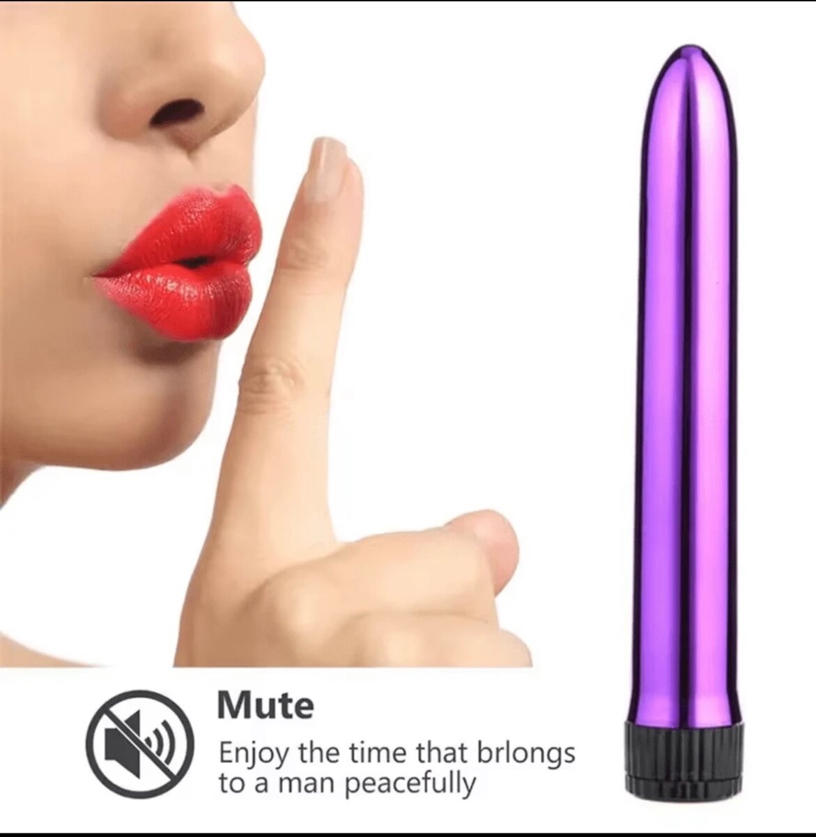 Vibromasseur Silencieux Violet