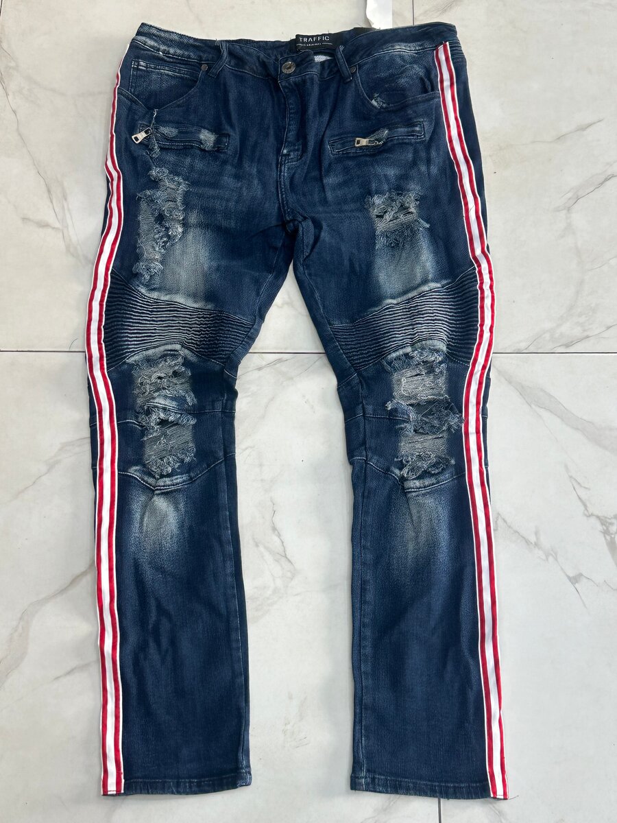 Jeans déchirés tendance homme