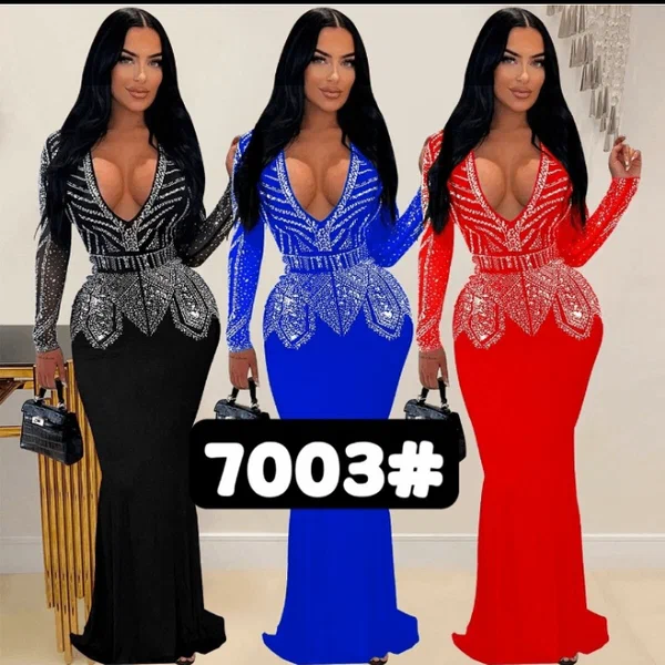 Robe de soirée élégante femme