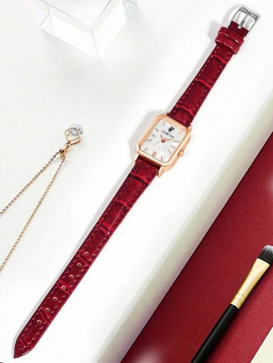 Montre Femme Rouge Élégante