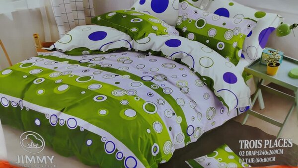 Draps complet 3 Places