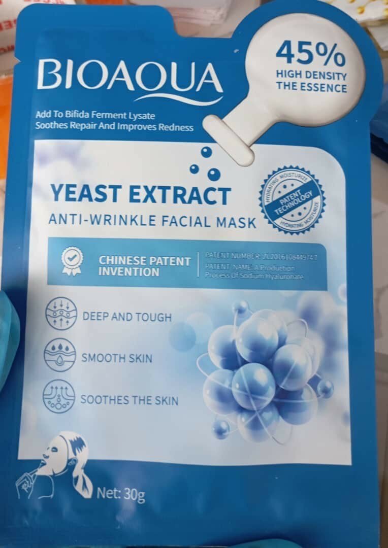 Anti-wrinkle Facial Mask - Yeast Extract