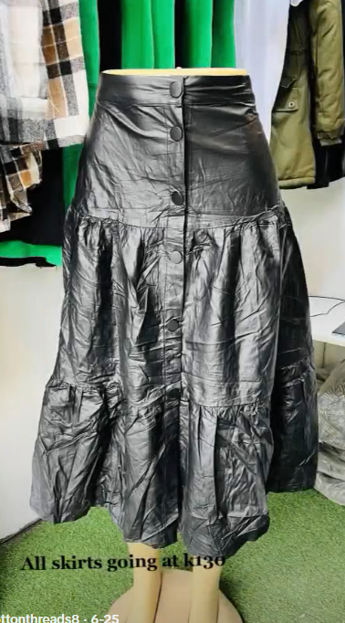 Women's Black Long Skirt