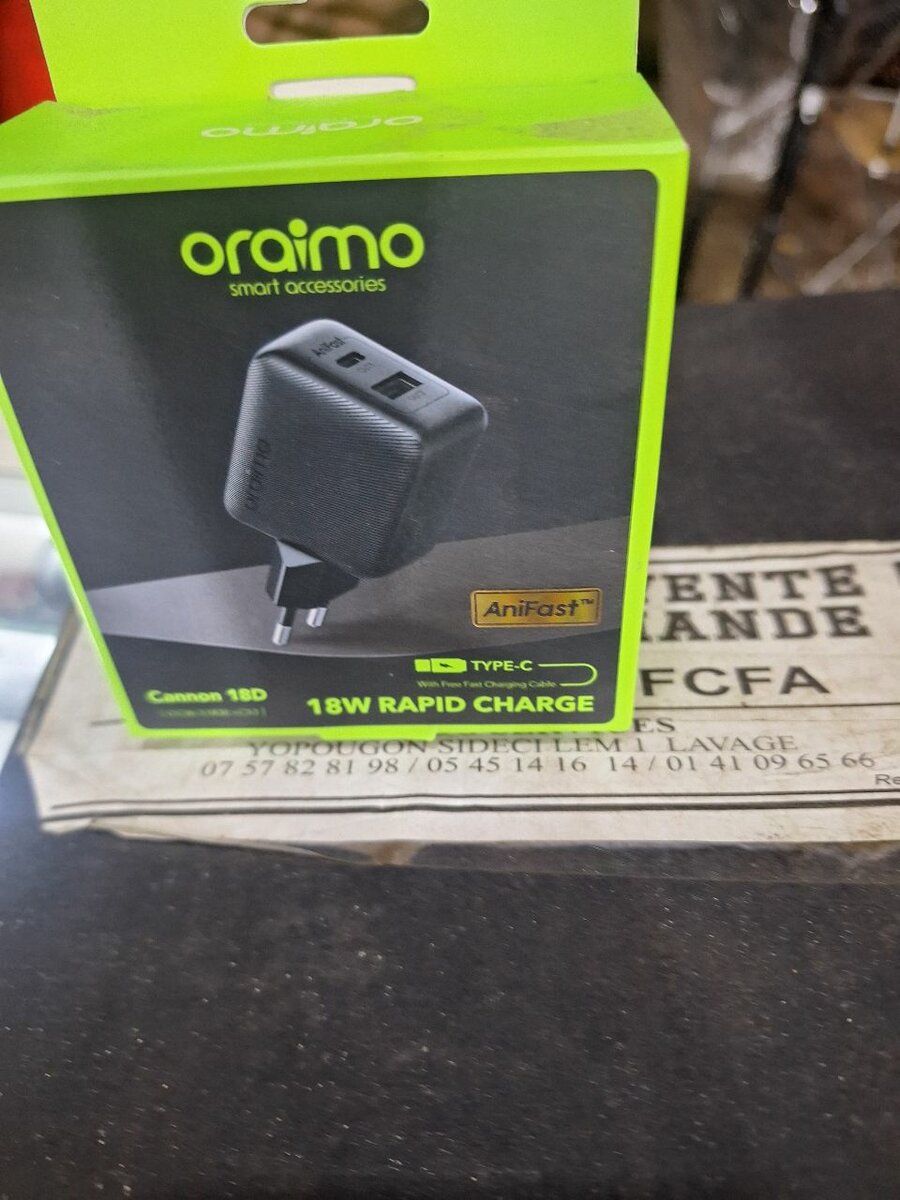Chargeur Rapide Oraimo 18W