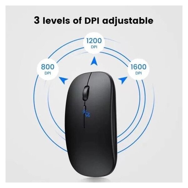 Souris d'ordinateur Sans Fil, double mode, Rechargeable 2.4G