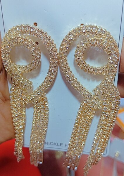 Boucles d'oreilles étincelantes