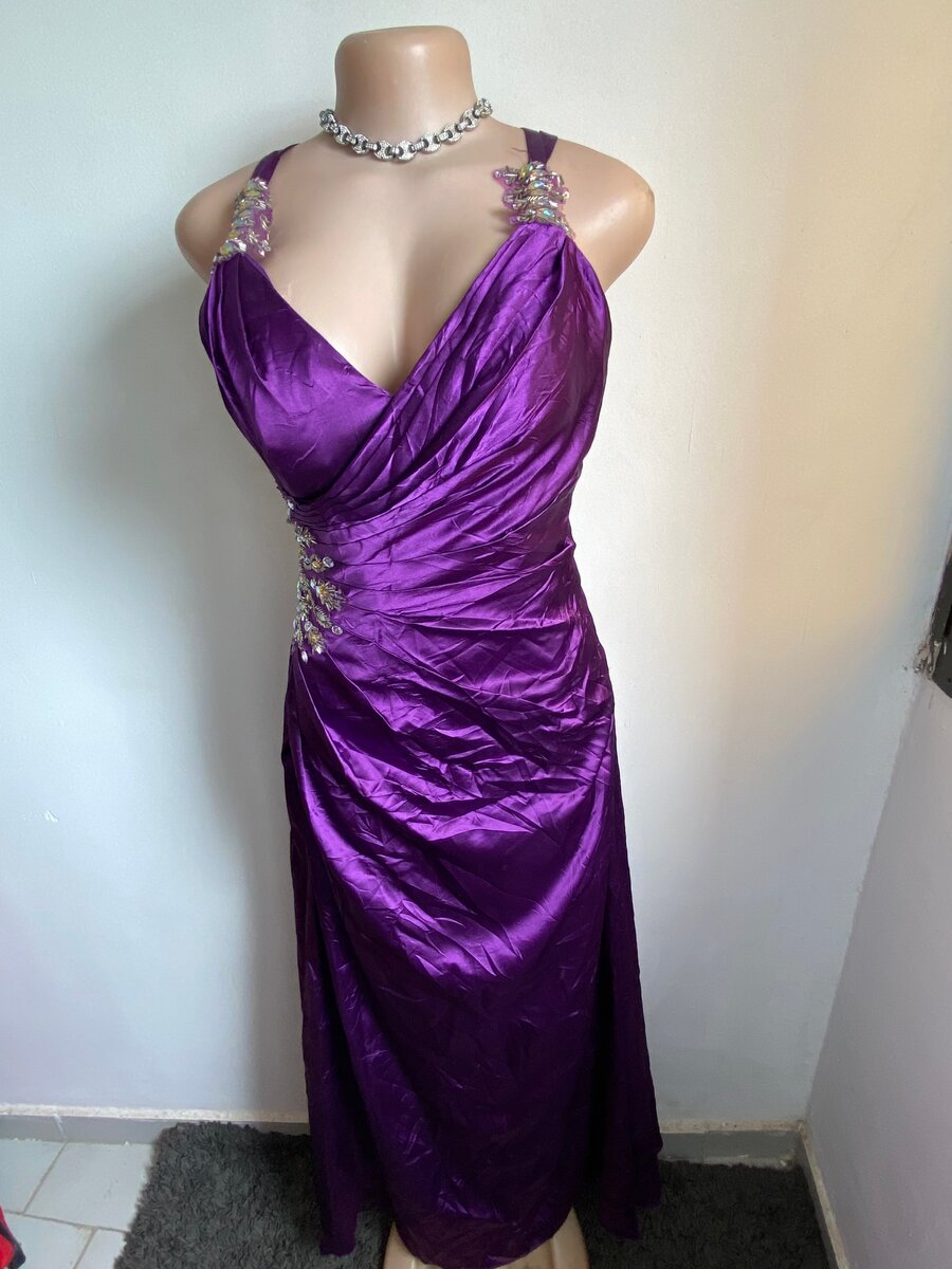 Elegant Purple Evening Dress