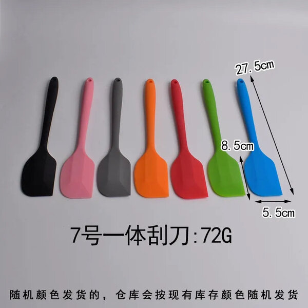 Spatule en silicone colorée