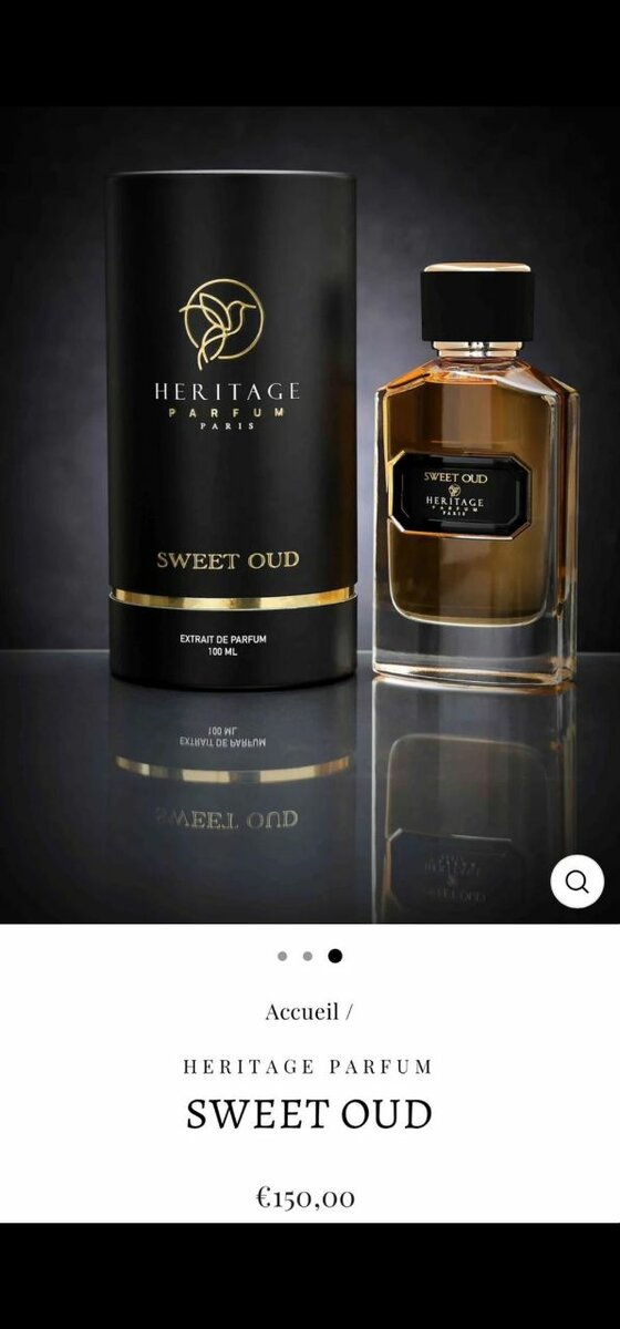 Héritage parfums paris SWEET OUD