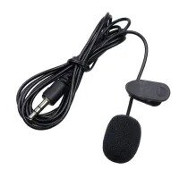 3.5mm Portable External Hands-Free Mini Wired Collar Clip Lapel Lavalier Micropho for PC