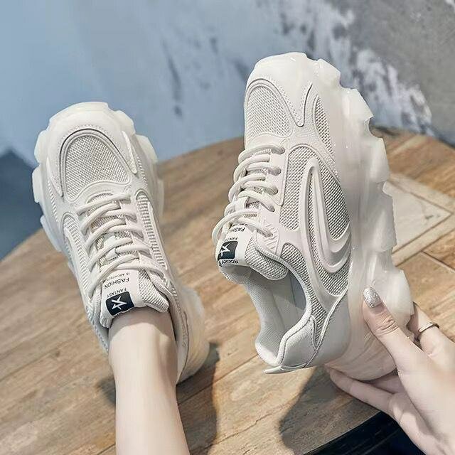 Baskets Chunky Blanc Style Urbain