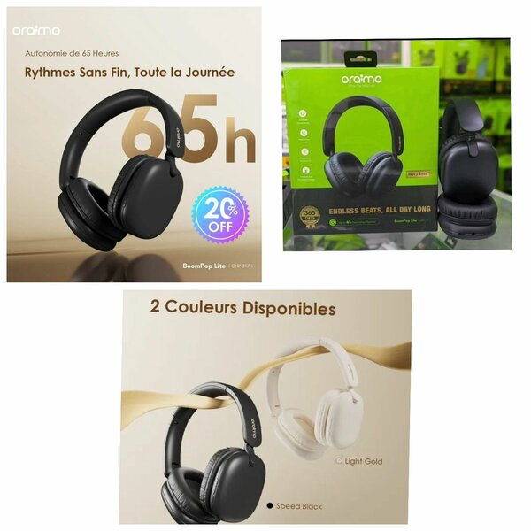 Casque Sans Fil Oraimo 65h