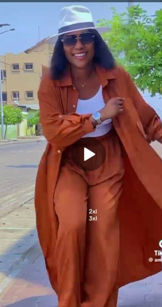 Ensemble pantalon haut femme