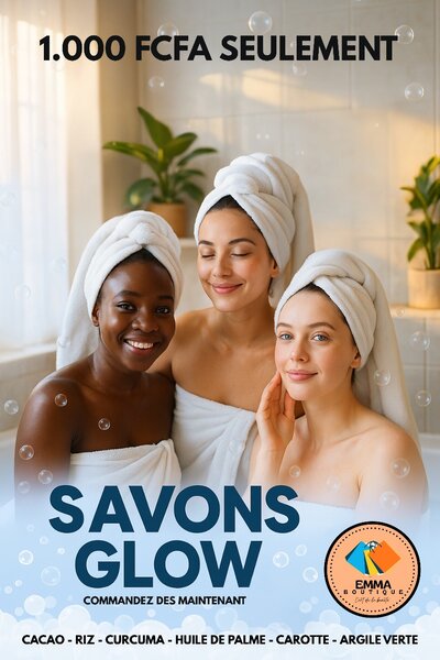 SAVONS GLOW de chez EMMA B.