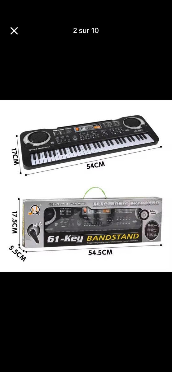 Clavier électronique 61 touches