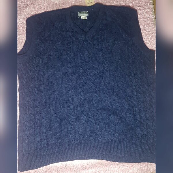 Pull sans manches en tricot