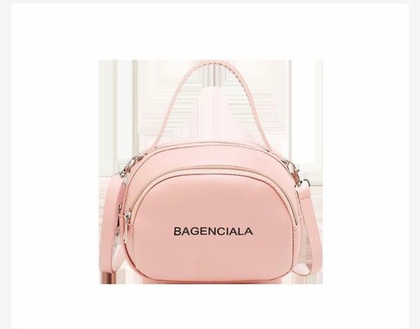 Sac bandoulière rose élégant