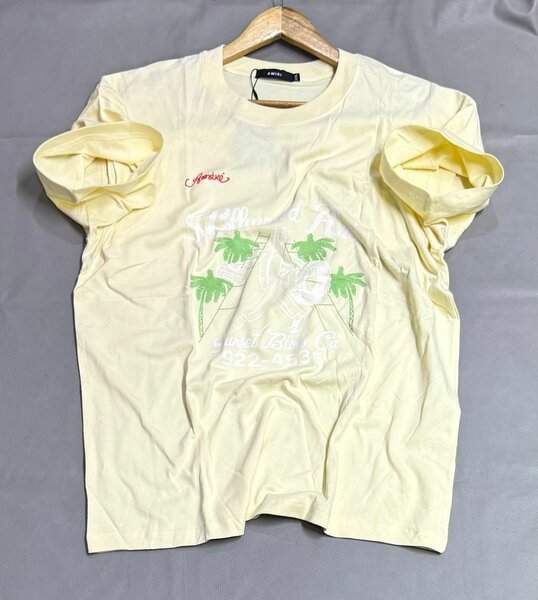 T-shirt Jaimes jaune graphique