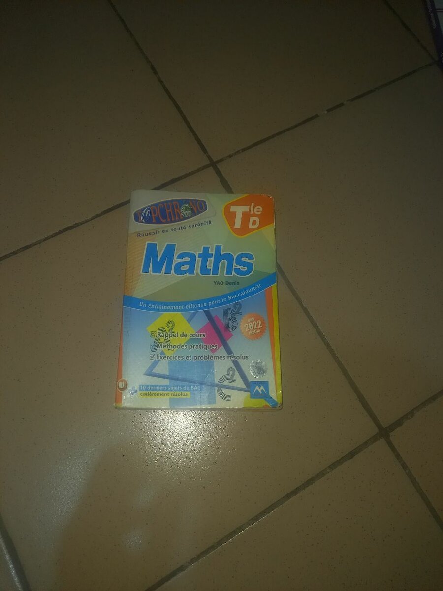 Manuel de Maths Terminale