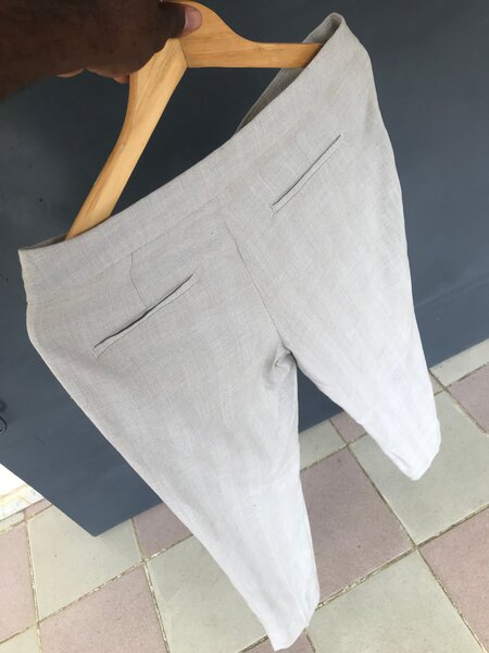 Pantalon Chino Gris Zara