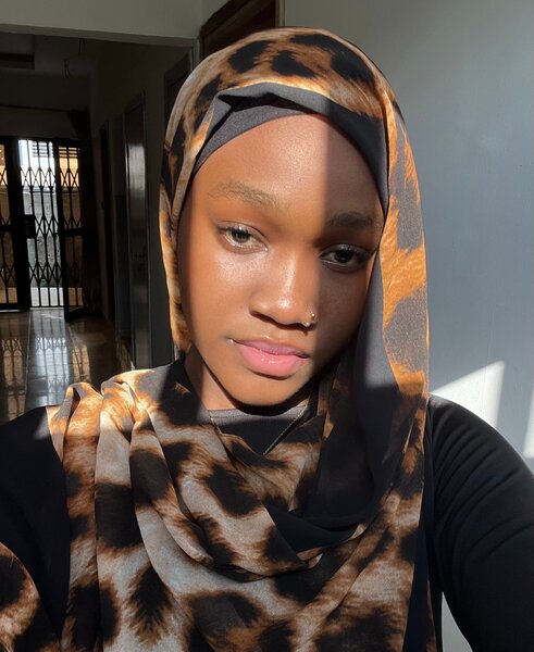 Foulard imprimé léopard chic