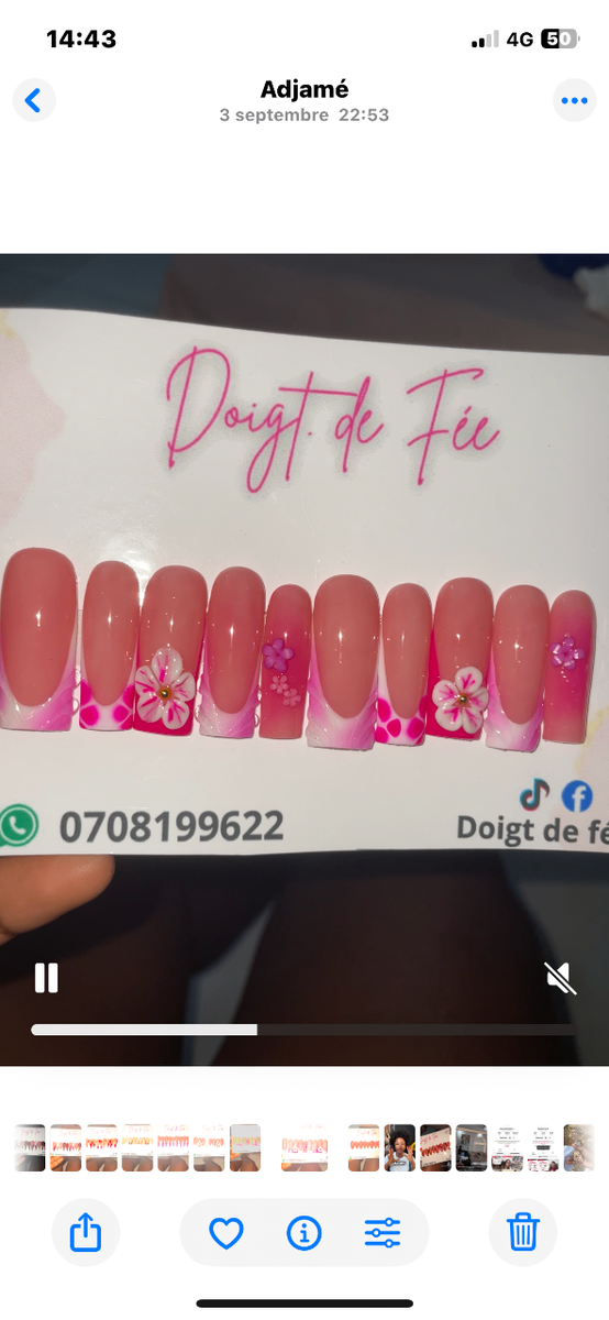 Ongles Press-On Artisanal Chic