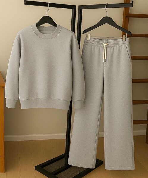 Ensemble confortable gris