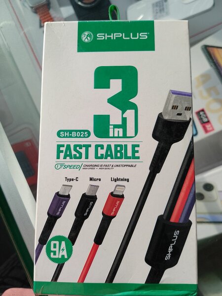 SHPLUS 3-in-1 Fast Charging Cable