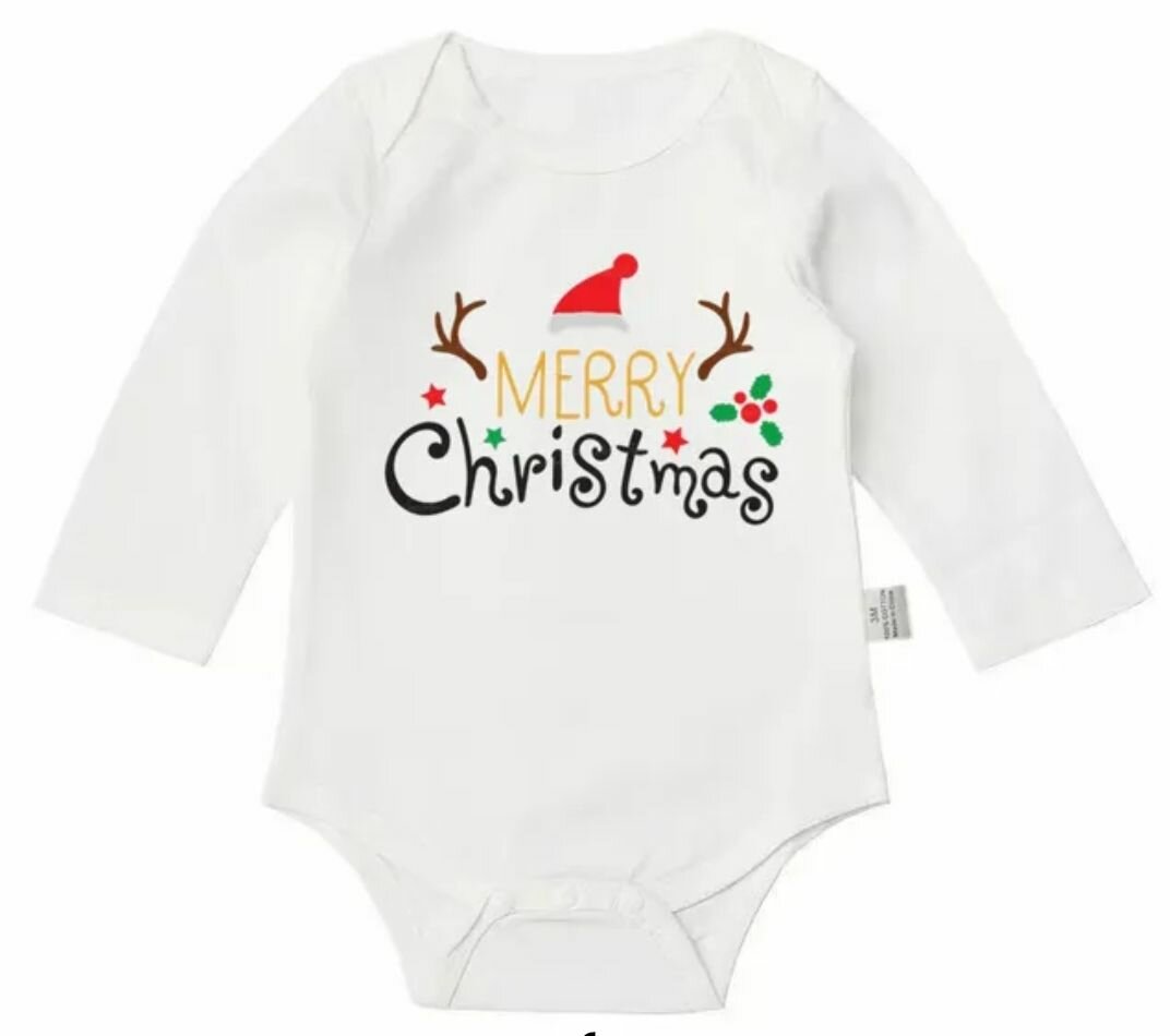 Body mixte à manches longues en coton  100