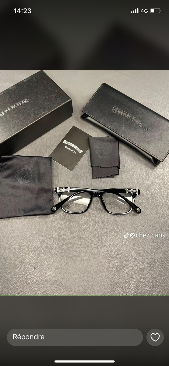 Lunettes chrome hearts