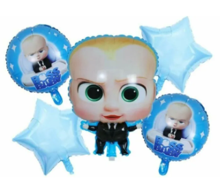 Character Foil Balloon Bouquet (Pack of 5 Pcs)