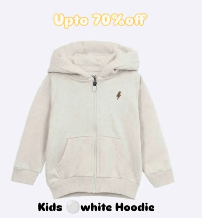 White Zippers kids (Unisex)