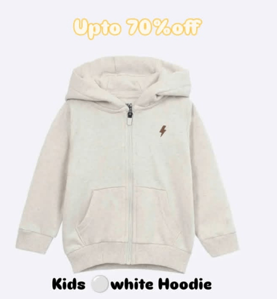 White Zippers kids (Unisex)