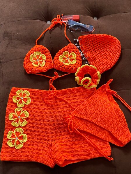 Maillot de bain crochet été