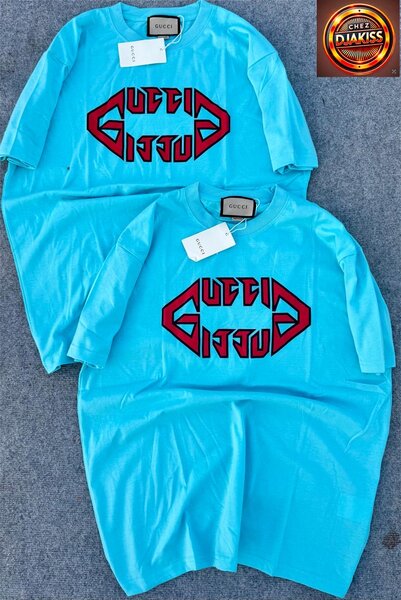 T-shirt homme bleu tendance