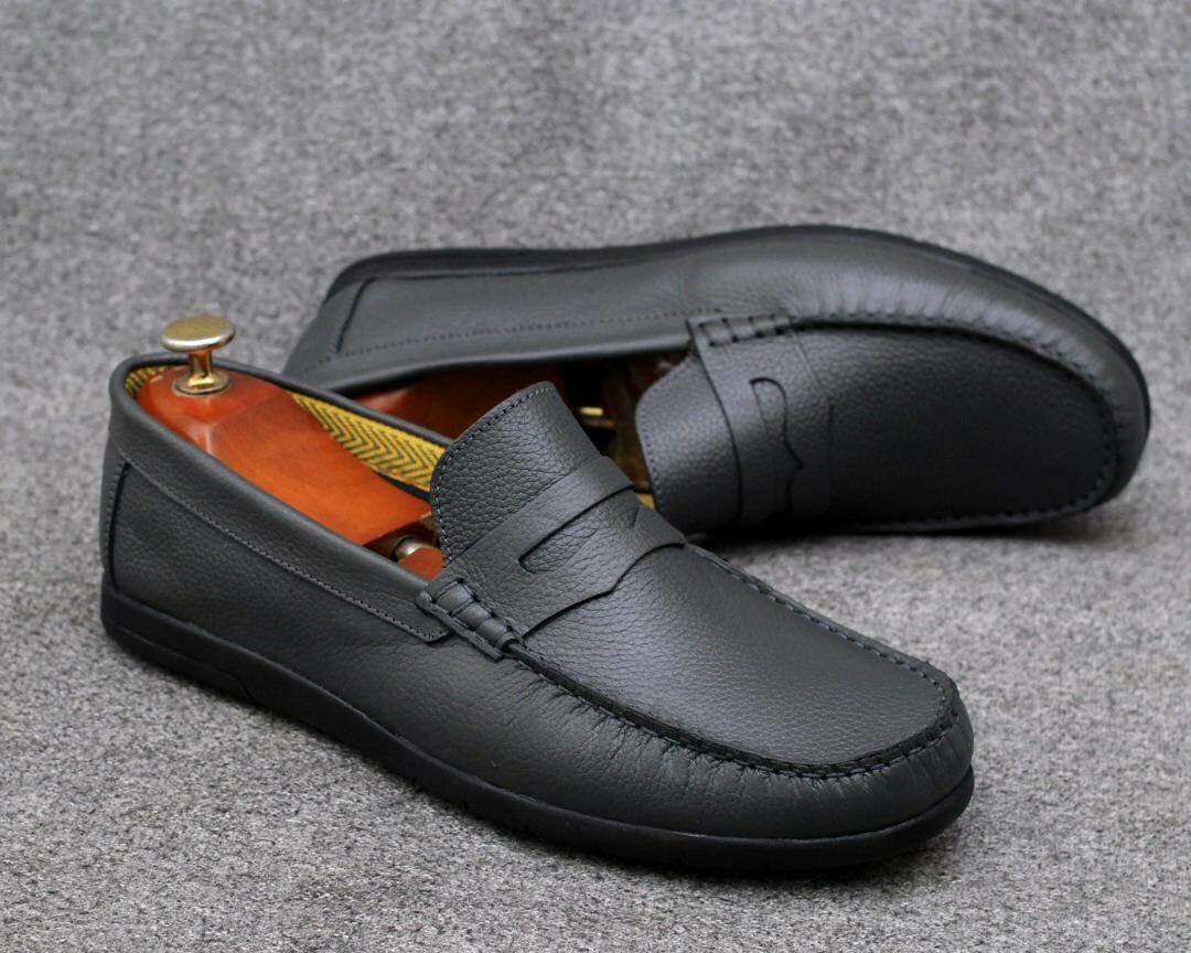 Mocassins en cuir pour hommes