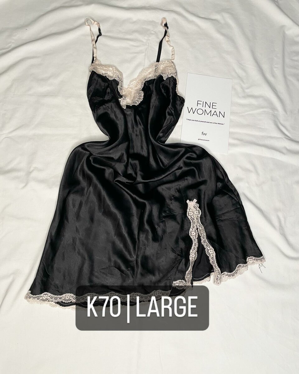 Beautiful women's pajamas black