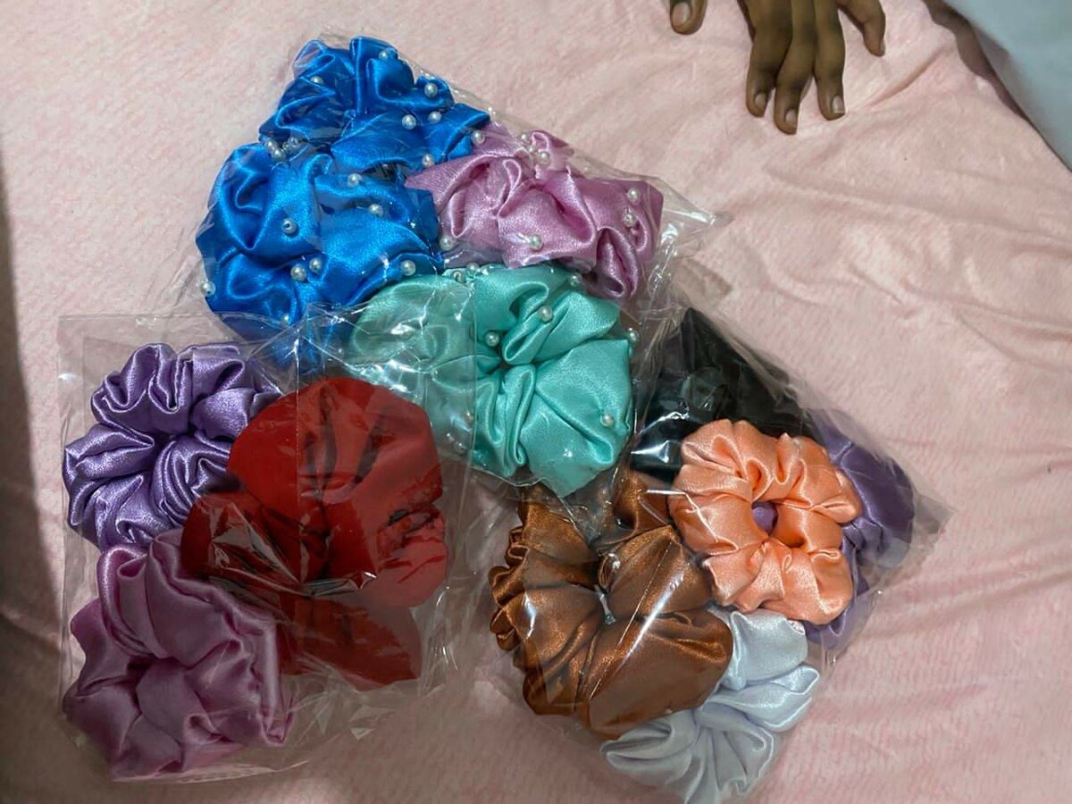 Scrunchies  en satin