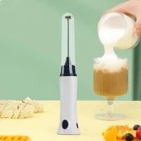 Milk Drink Coffee Whisk Mixer, Rechargeable Coffee Beater Egg Beater Frother Foamer
