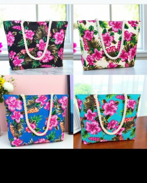 Sac de plage floral