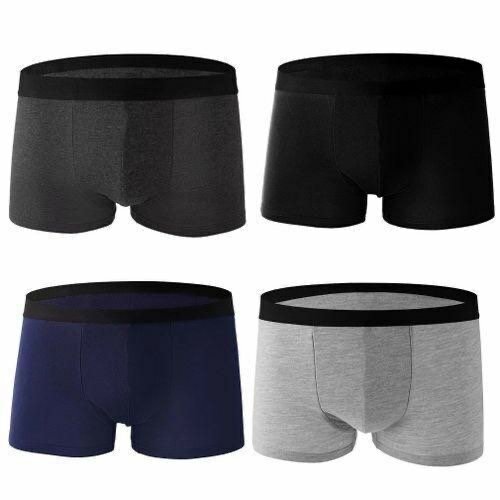4 Boxers en coton pour hommes