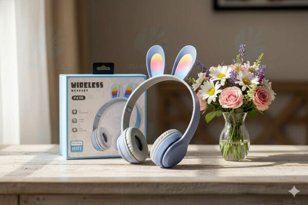 Casque Sans Fil Oreilles Lapin