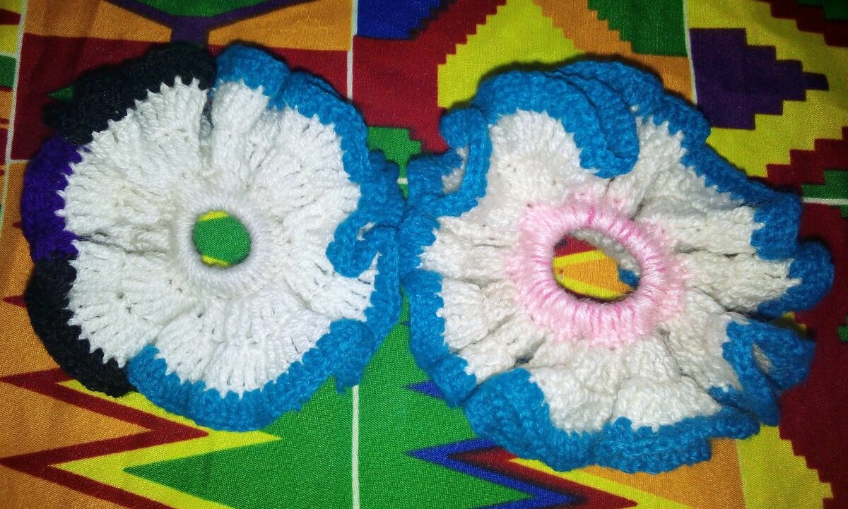 Chouchou en laine fait main