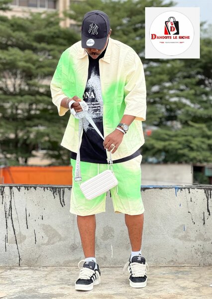 Ensemble Casual Vert Fluo