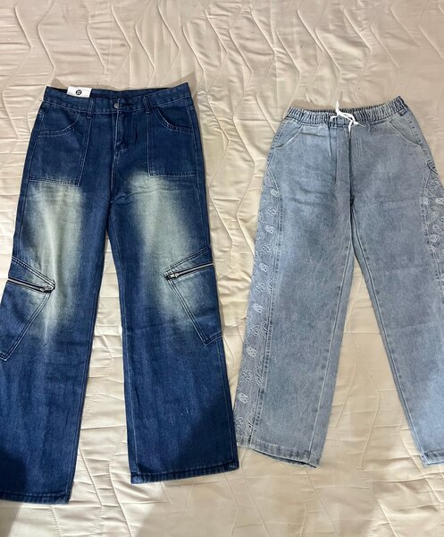 Jeans cargo tendance