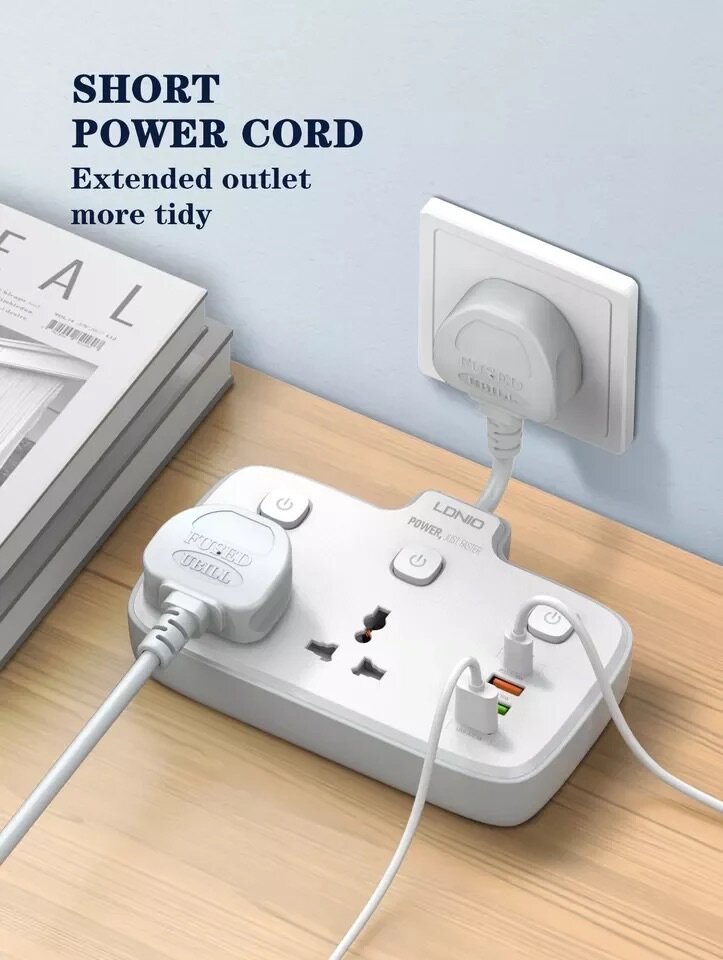 LDNIO  Power Socket Power Strip with USB