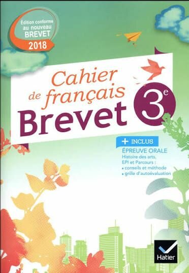 Cahier Français Brevet 3e
