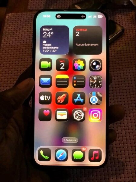 Smartphone moderne haute technologie