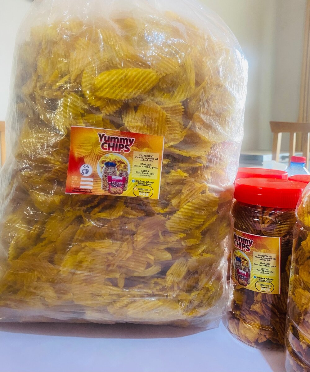 Yummy plantain chips